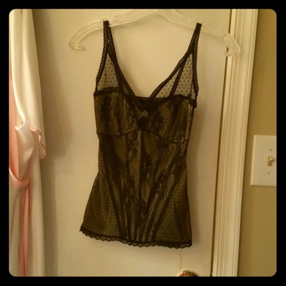 Sheer tank top